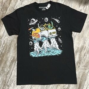 Brooklyn Vertical Space Alien Graphic Tee